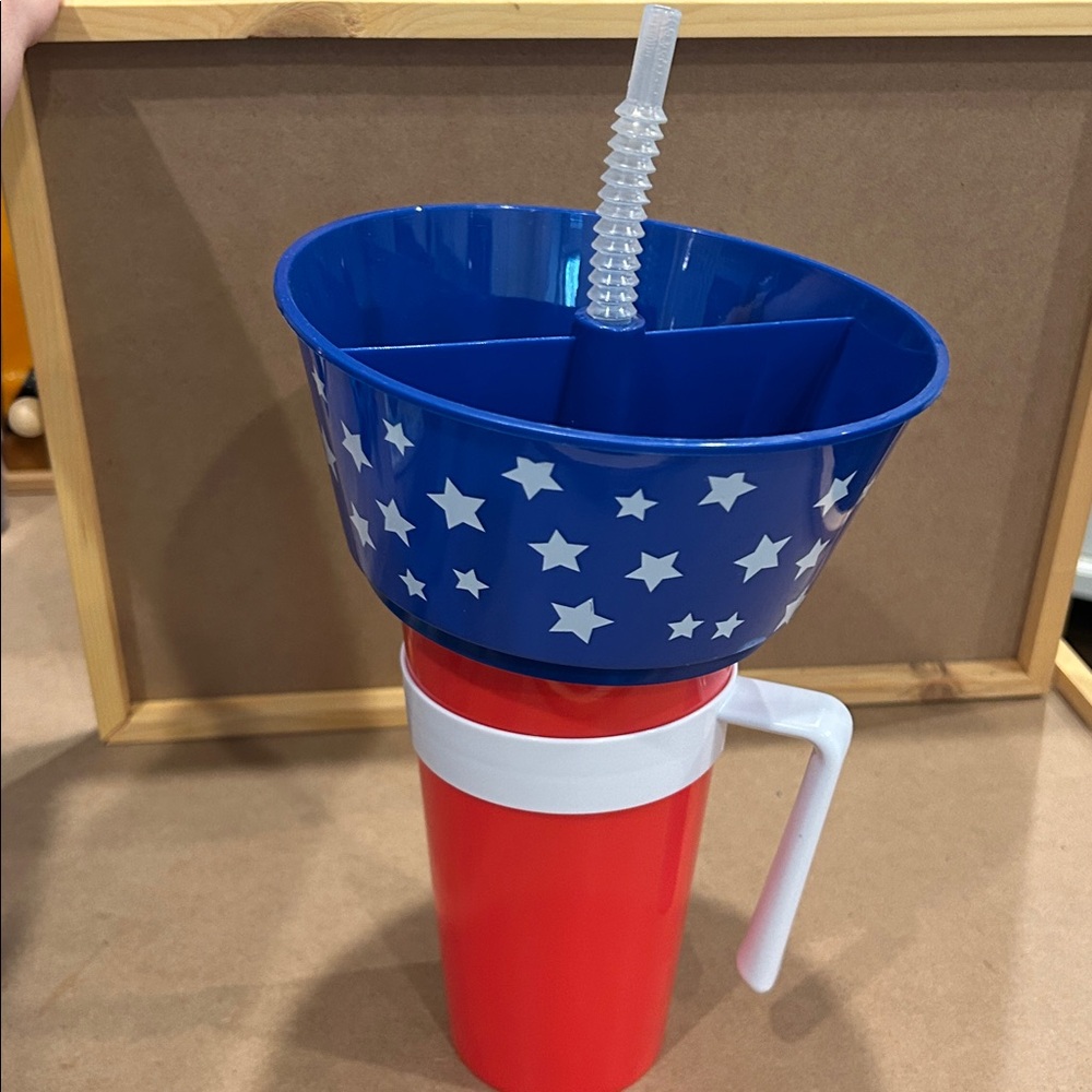 Patriotic tumbler and snack cup
